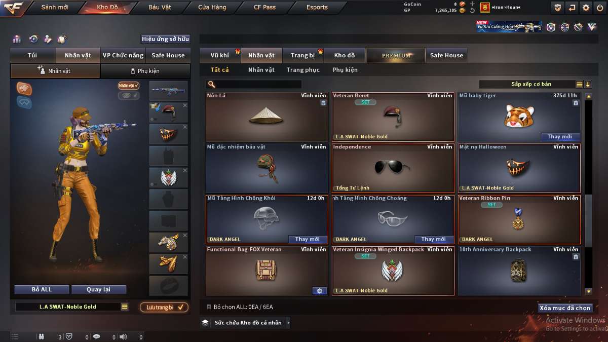 shop acc cf uy tin gia re